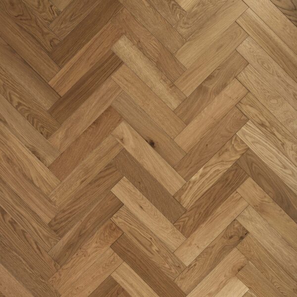V4 Flooring Deco Parquet Herringbone ZB201 Smoked Oak