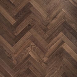 V4 Flooring Deco Parquet Herringbone Black Walnut