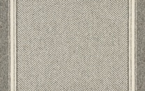 Brockway Lakeland Herdwick Silverhow Grey Herringbone Runner