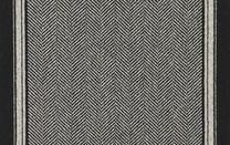 Brockway Lakeland Herdwick Windermere Black Herringbone Runner