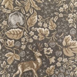 Brintons Purely Natural Flora and Fauna Woodland Stag Graphite - 10/50384
